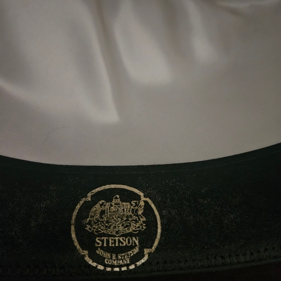 Stetson Stallion F0400 King Cowboy Hat 7-1/8 Chocolate 400 Brim Vintage USA - Picture 10 of 16